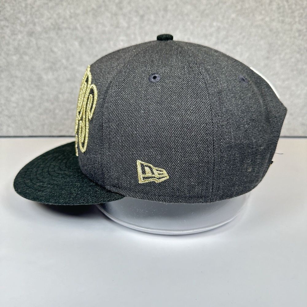 Golden State Warriors New Era 9Fifty Champs 2018 Mens Cap Hat Snapback Gray NBA - Picture 4 of 9